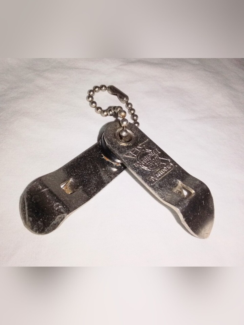 Vintage Pabst Blue Ribbon Beer Bottle And Can Openers Keychain Retro Boho